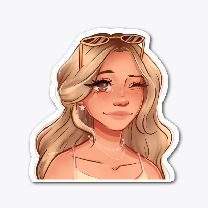 Peachyylexi sticker