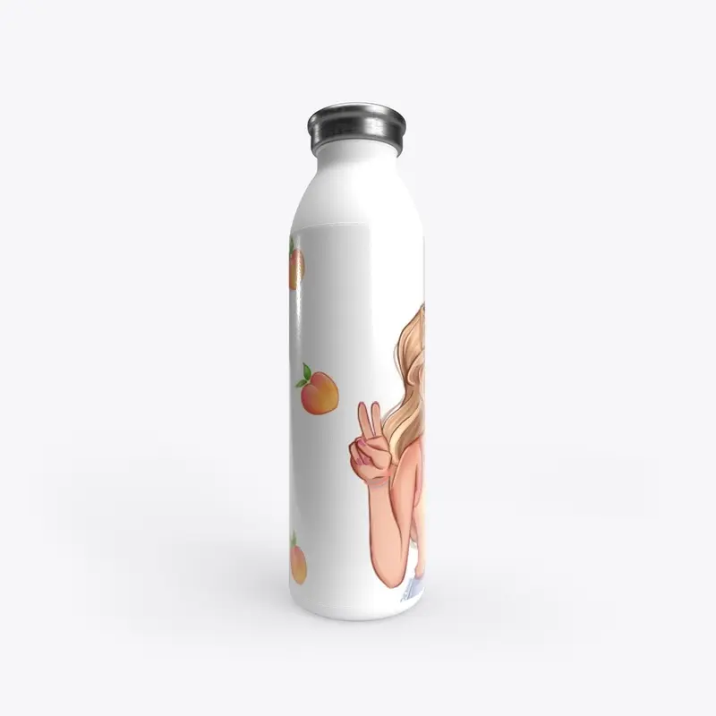 Peachyylexi Stainless Steel Water Bottle