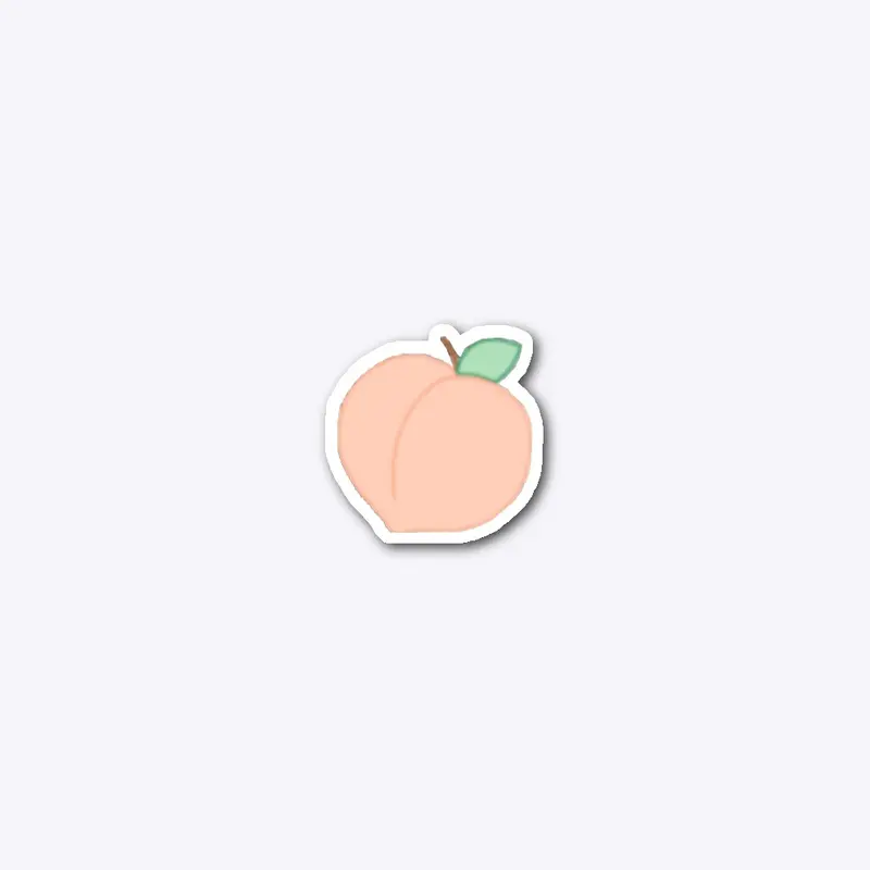 Peachyylexi Peach sticker